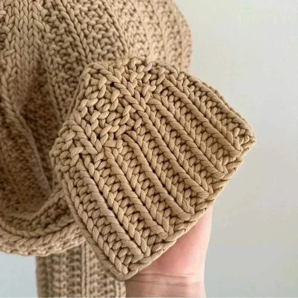 VINTAGE J. CREW HAND KNIT CHUNKY KNIT SWEATER S - Picture 6 of 10